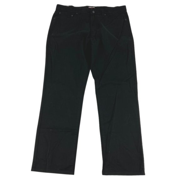Kirkland | Men's Brushed Cotton Twill Pant | Black | Size 36 x 30 - Picture 1 of 2